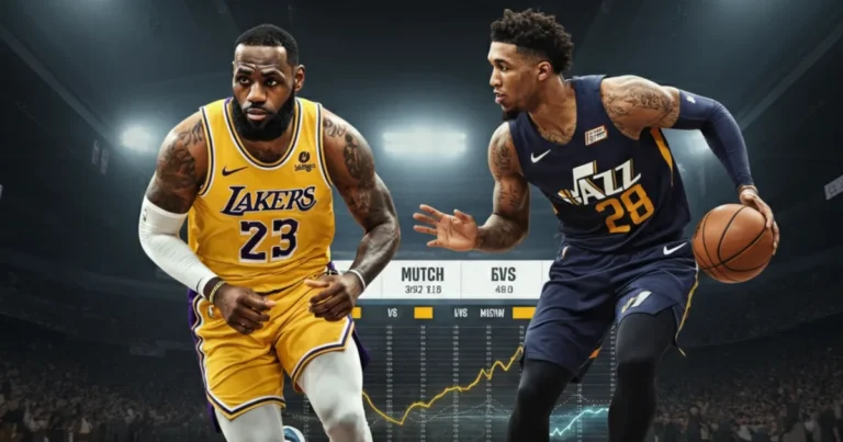 Lakers vs Utah Jazz Match Player Stats