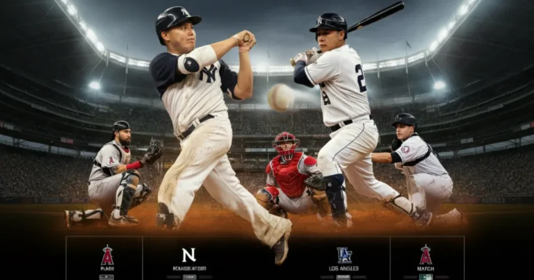 Yankees vs Los Angeles Angels Match Player Stats