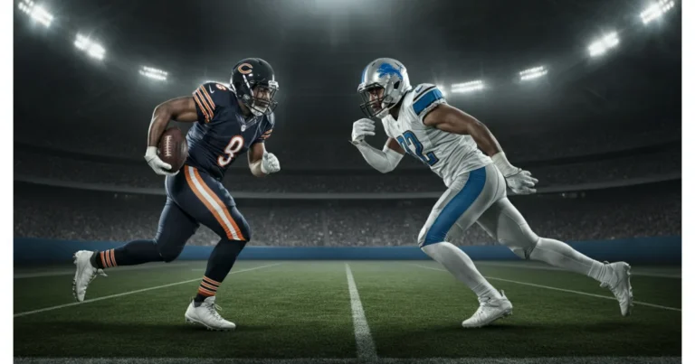 Chicago Bears vs Detroit Lions Match Player Stats