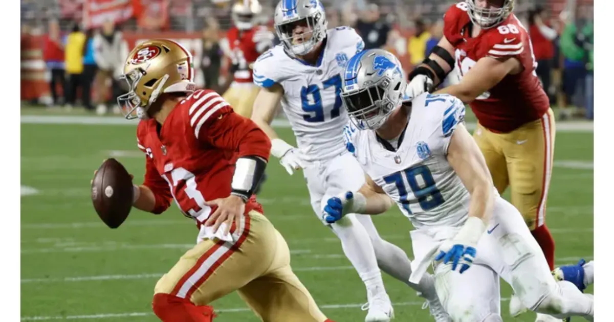 Detroit Lions vs 49ERS Match Player Stats