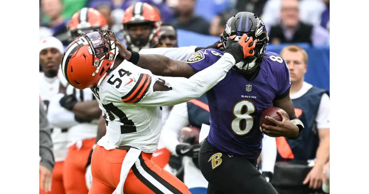 Cleveland Browns vs Baltimore Ravens Match Player Stats