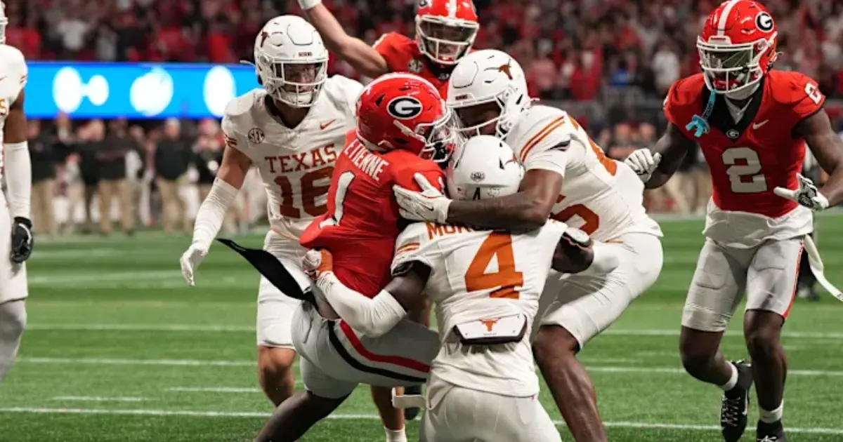 Georgia Bulldogs Football vs Texas Longhorns Football Match Player Stats
