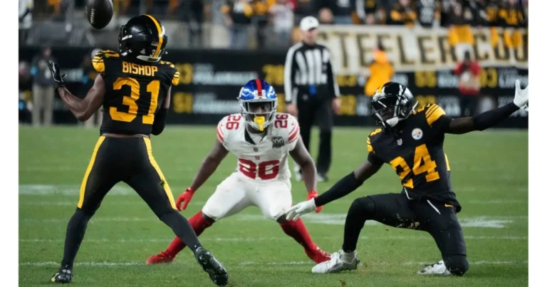 New York Giants vs Steelers Match Player Stats