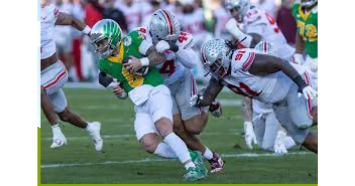 Ohio State Buckeyes Football vs Oregon Ducks Football Match Player Stats