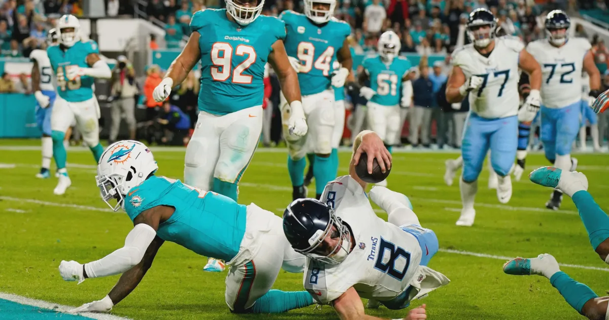 Tennessee Titans vs Miami Dolphins Match Player Stats