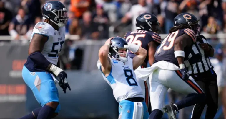 Tennessee Titans vs Chicago Bears Match Player Stats